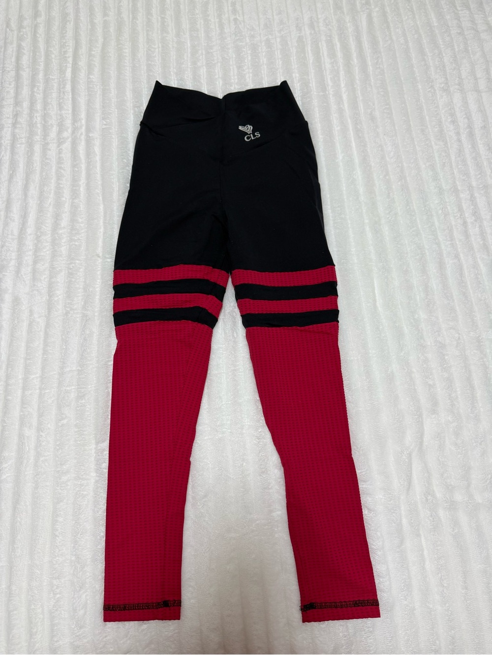 Black and Red Athletic Leggings